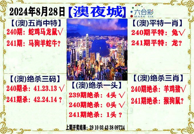 2024241期澳门夜城