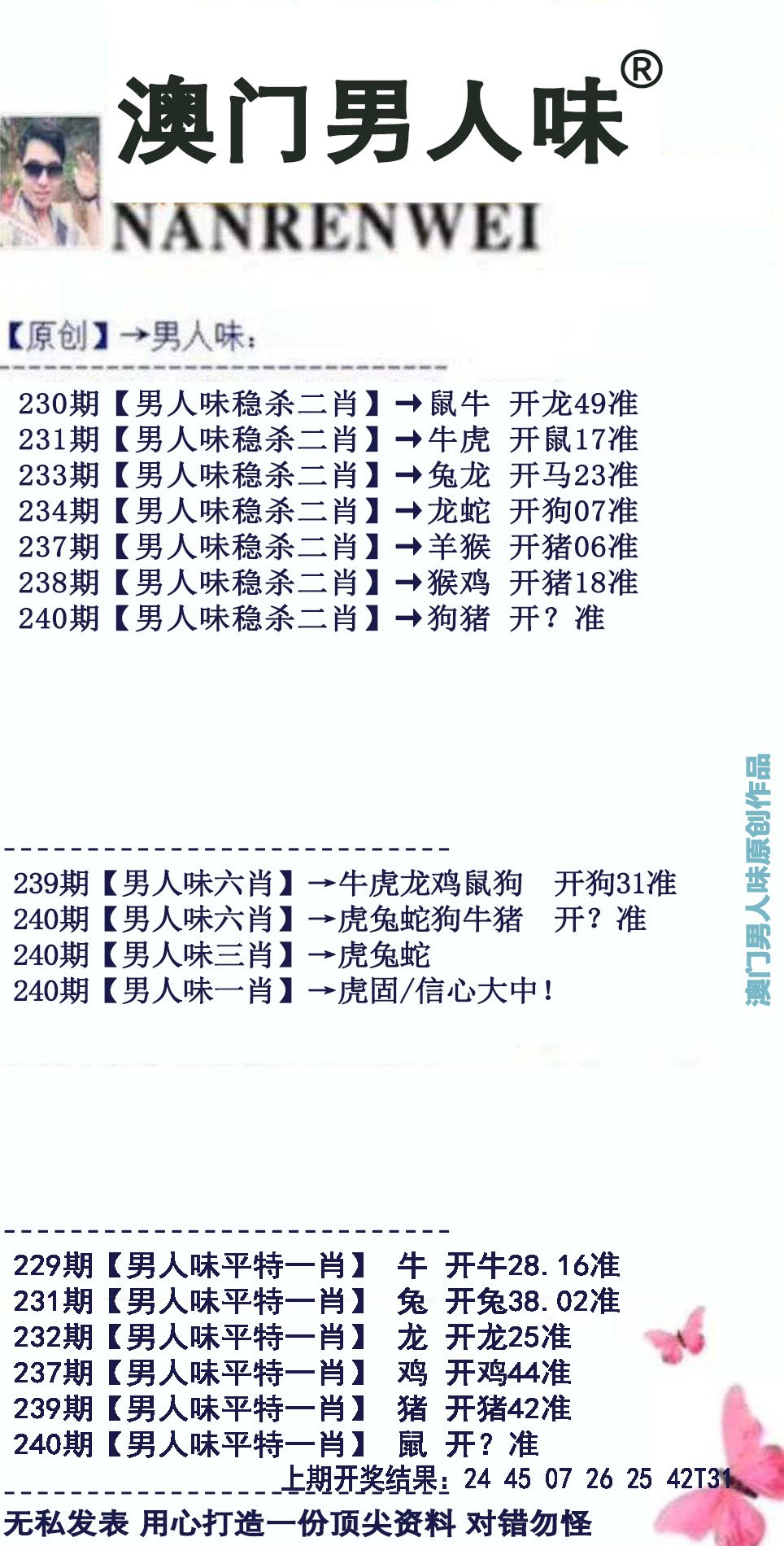 2024240期男人味