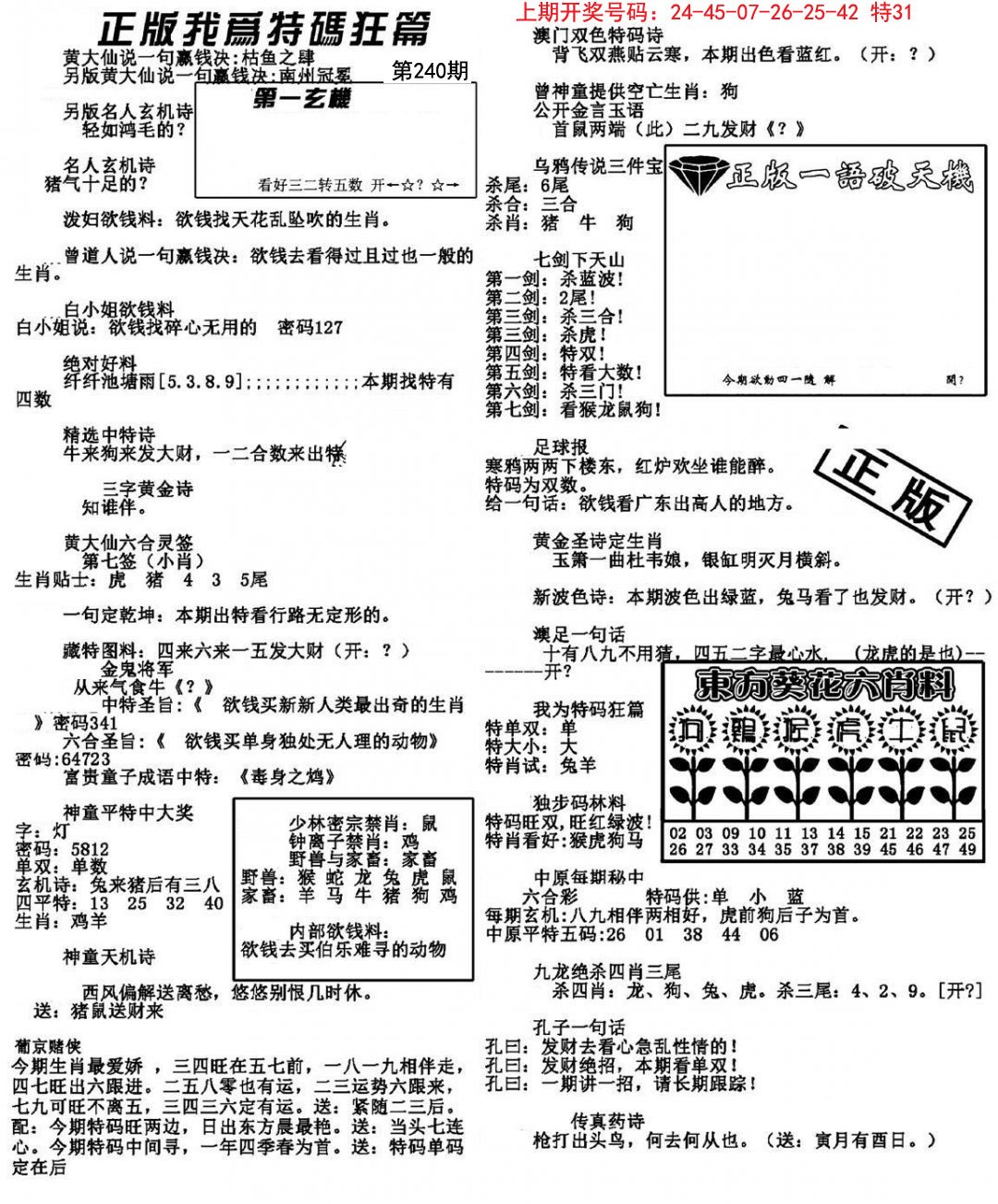 2024240期我为特码狂篇