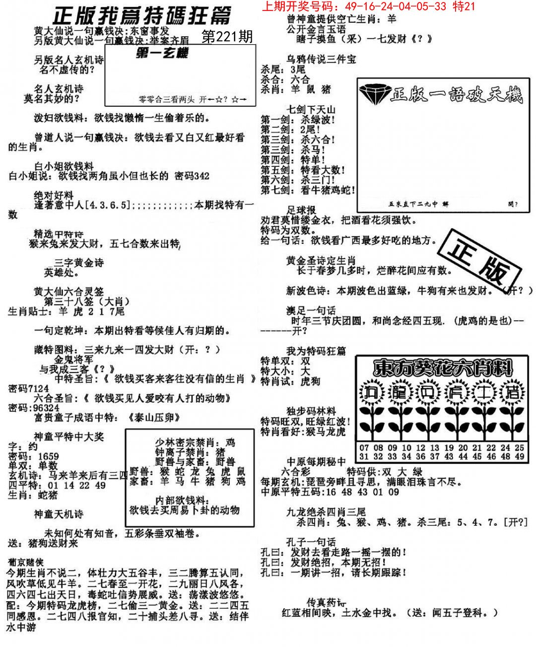 2024221期我为特码狂篇