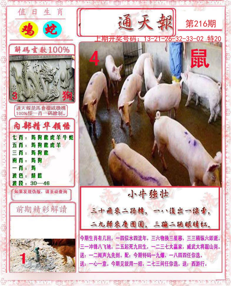 2024216期马经通天报