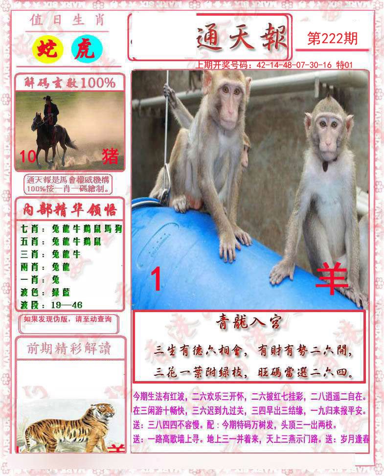2024222期马经通天报