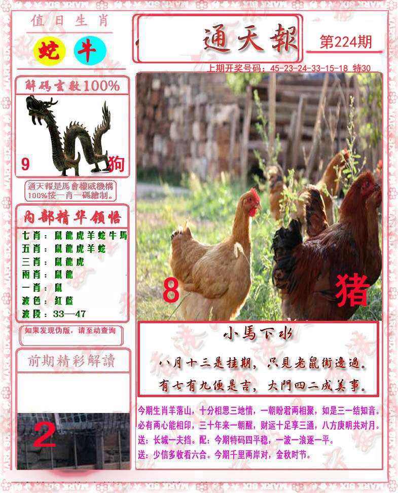 2024224期马经通天报