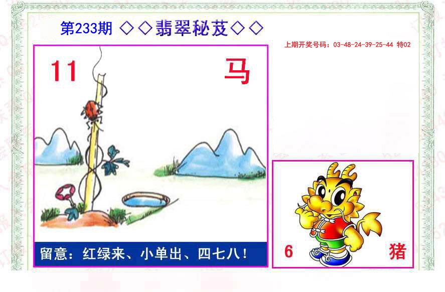 2024233期翡翠报
