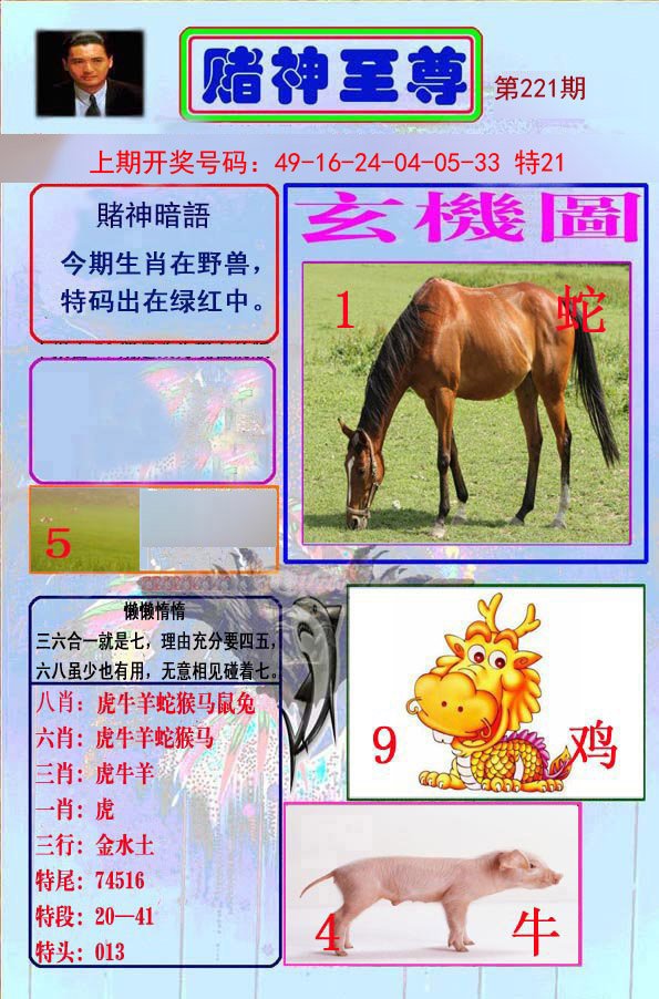 2024221期赌神至尊