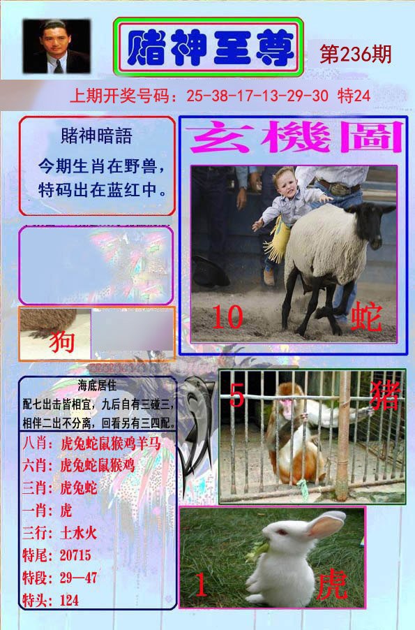 2024236期赌神至尊