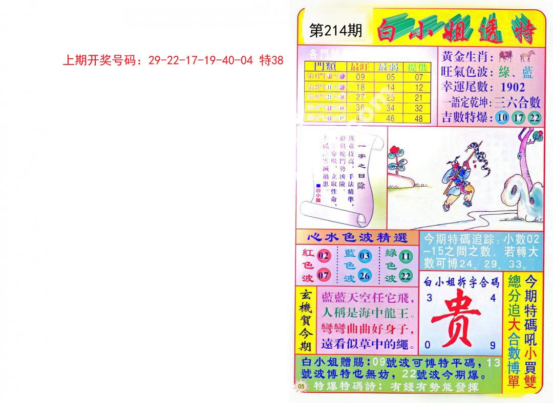 2024214期白小姐透特