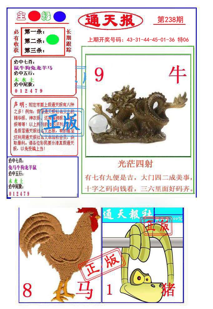 2024238期通天杀波图1