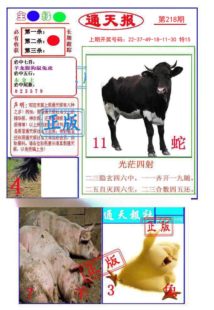 2024218期通天杀波图1