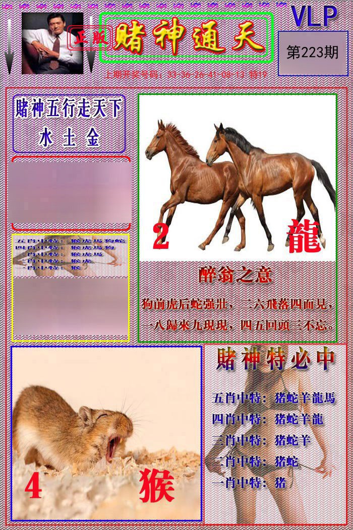 2024223期赌神通天报