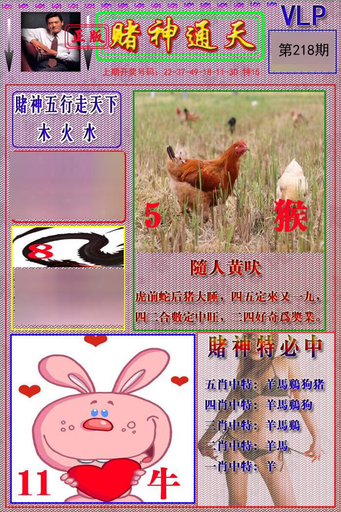 2024218期赌神通天报