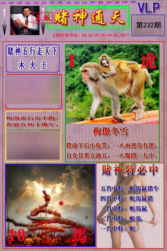 2024232期赌神通天报