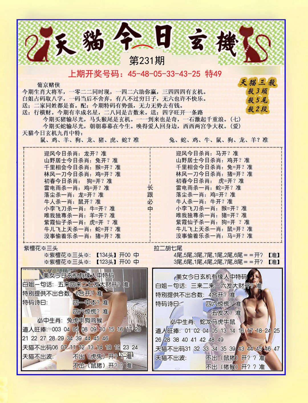 2024231期今日玄机图B