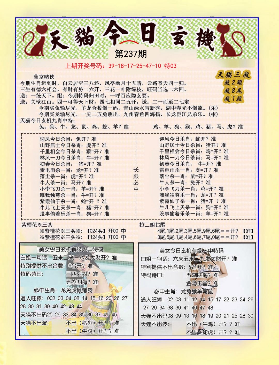 2024237期今日玄机图B