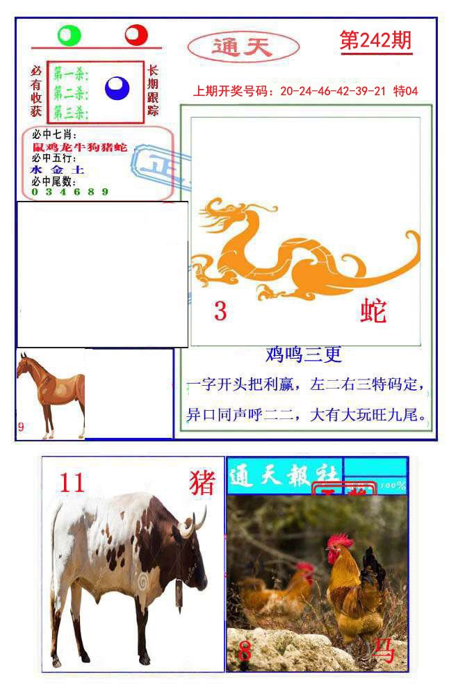 2024242期通天杀波图2