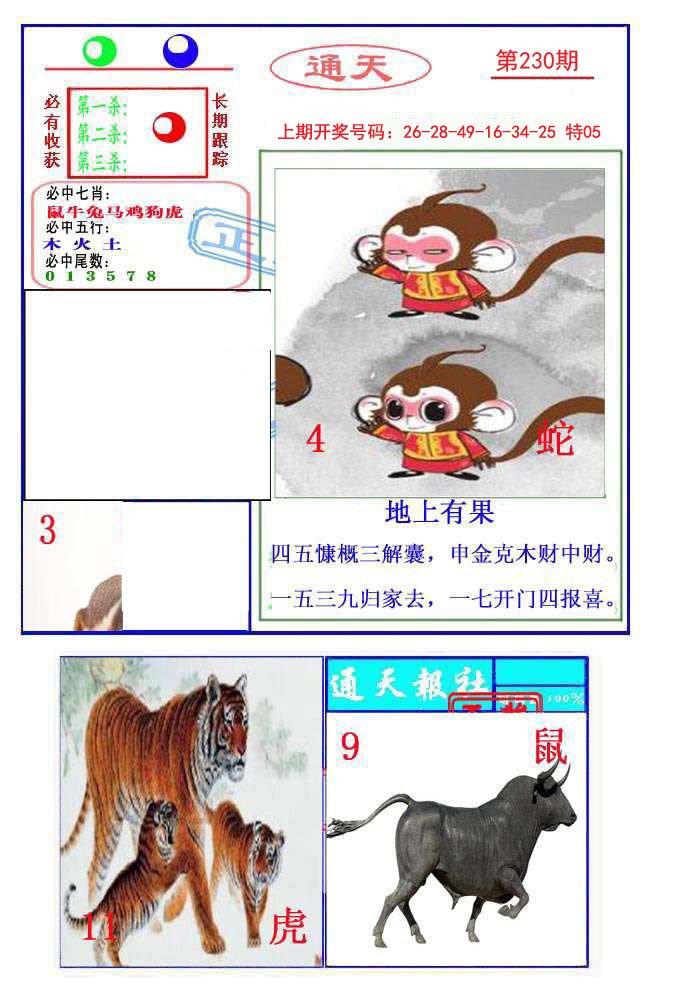 2024230期通天杀波图2