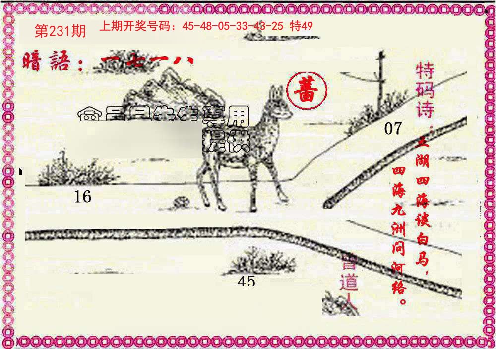 2024231期新暗语报