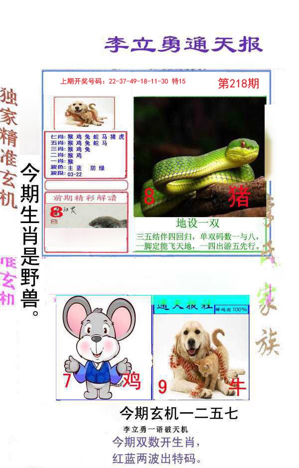 2024218期李立勇通天报