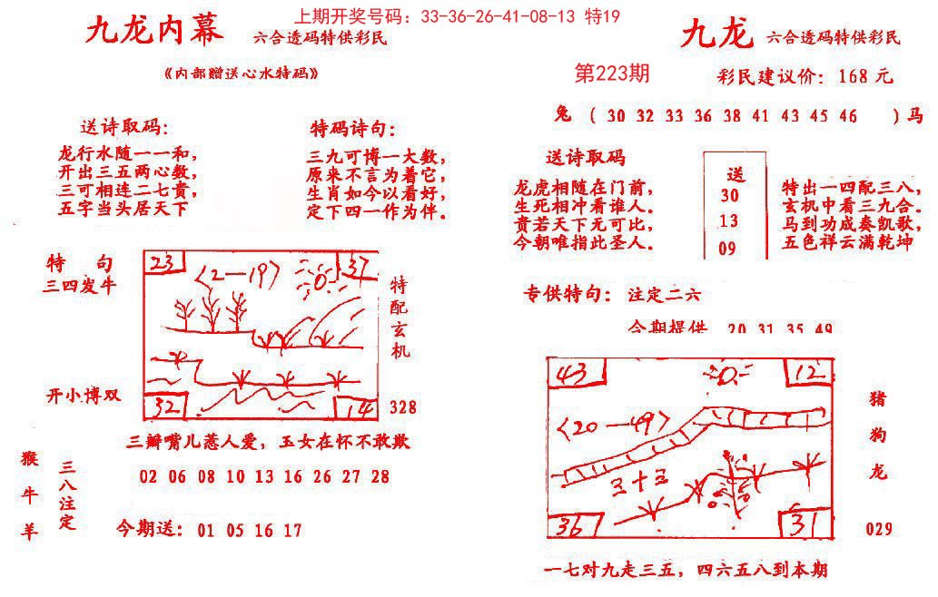 2024223期九龙内幕