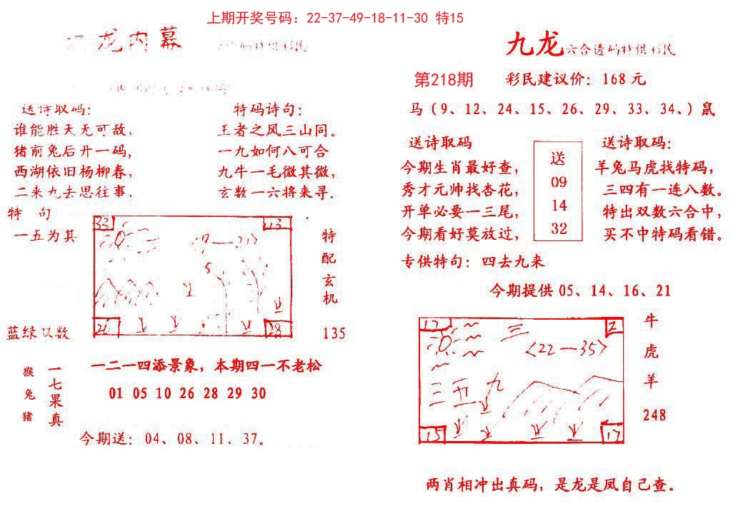 2024218期九龙内幕