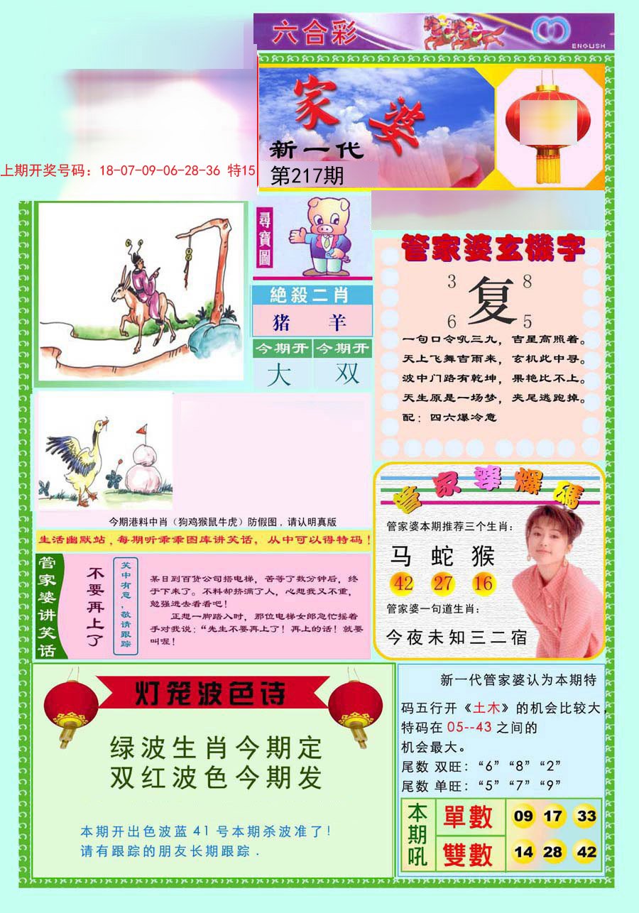 2024217期新一代管家婆