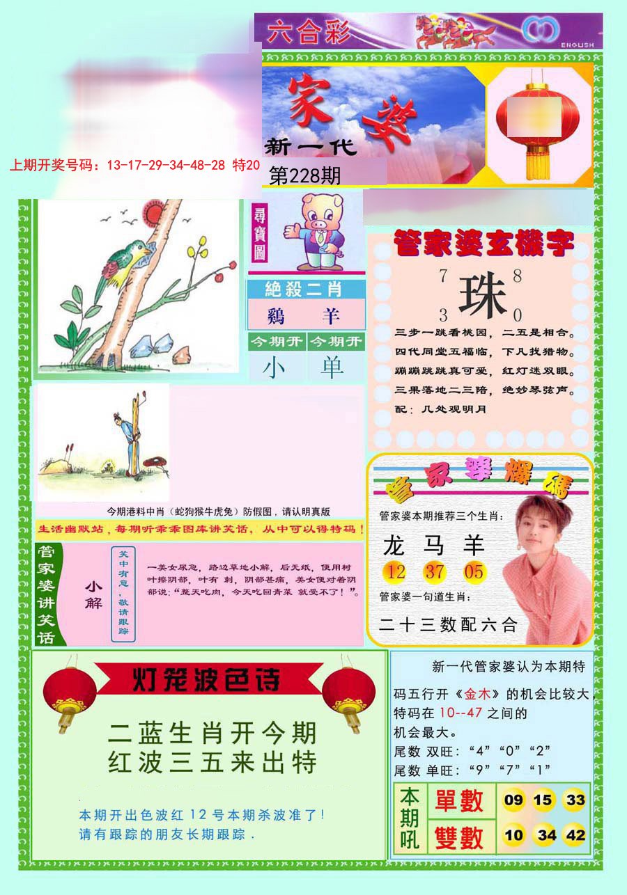 2024228期新一代管家婆