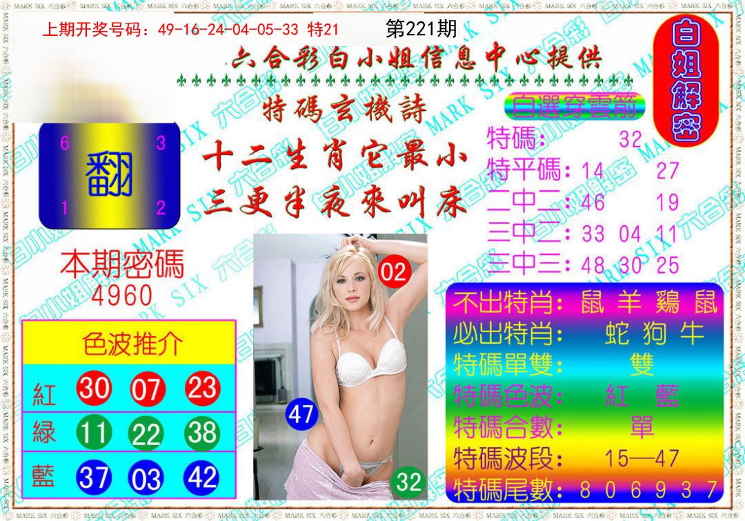 2024221期白姐解密