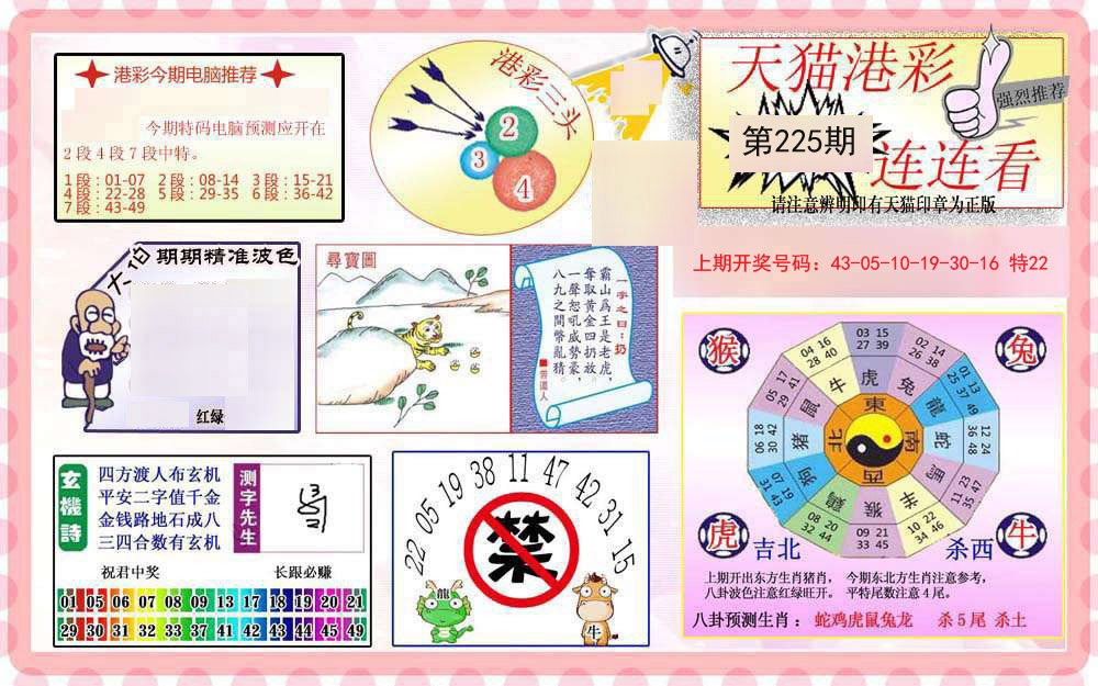 2024225期港彩连连中