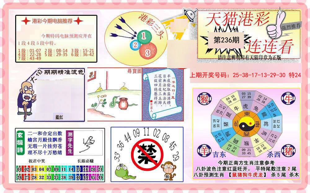 2024236期港彩连连中