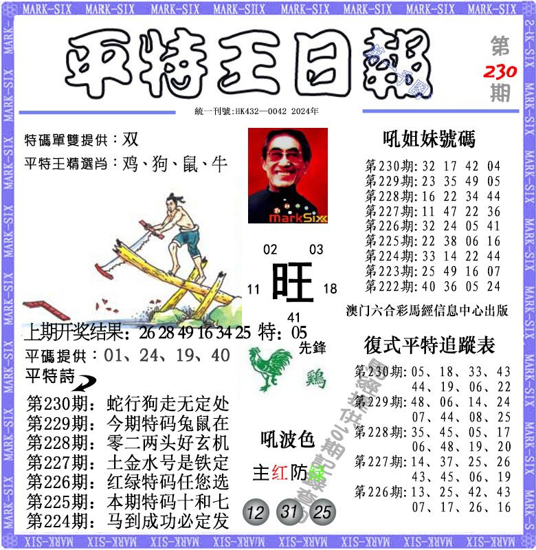 2024230期平特王日报