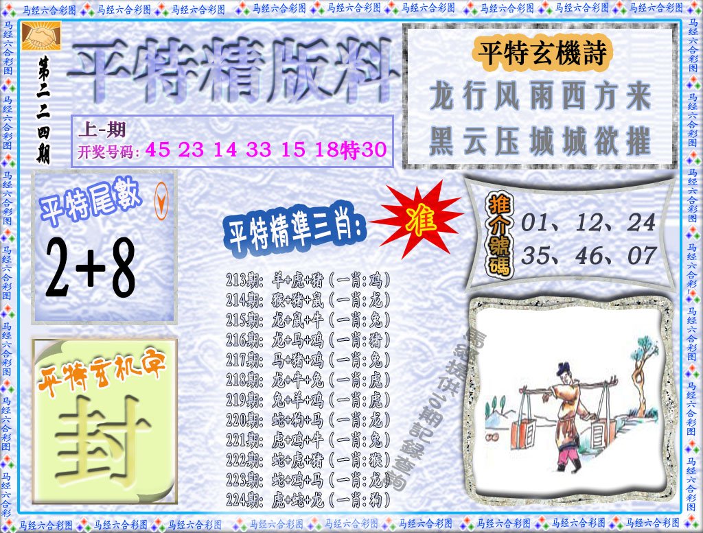 2024224期平特精版料