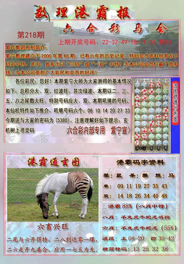 2024218期港霸报