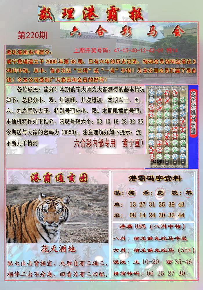 2024220期港霸报