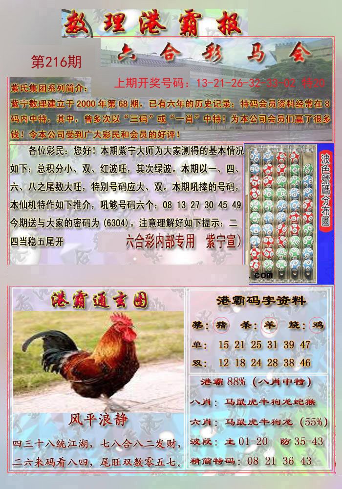 2024216期港霸报