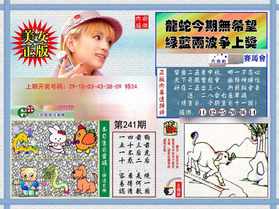 2024241期内幕透特