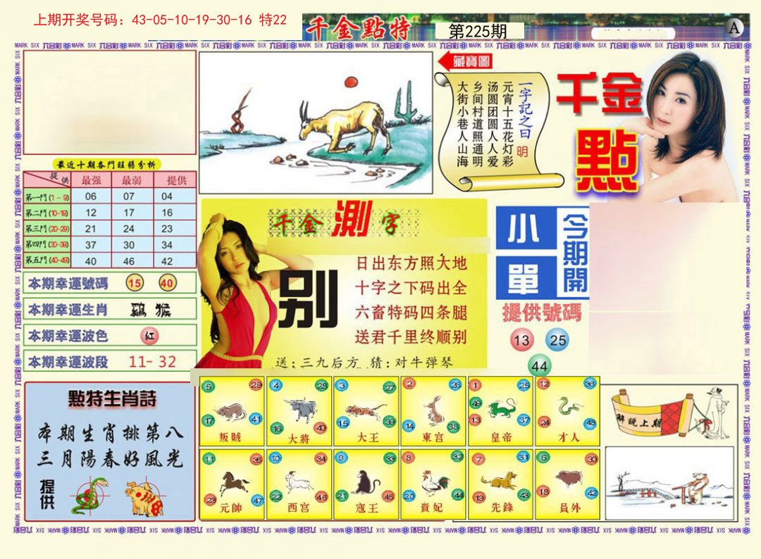 2024225期千金点特A