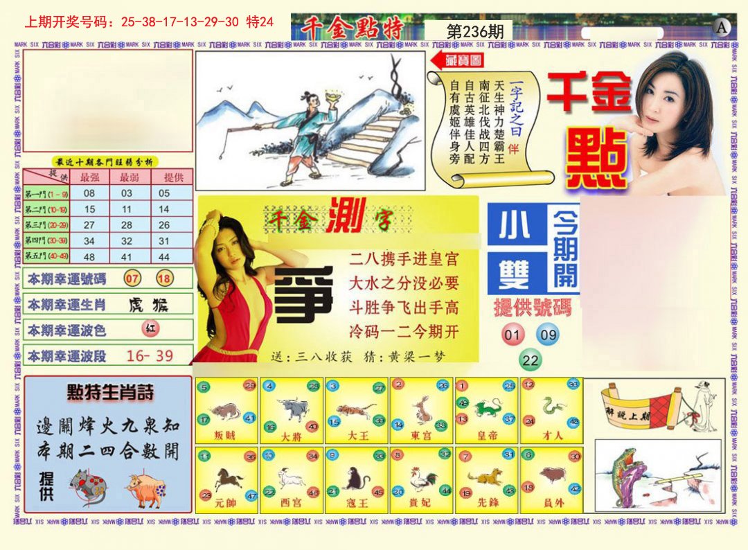 2024236期千金点特A