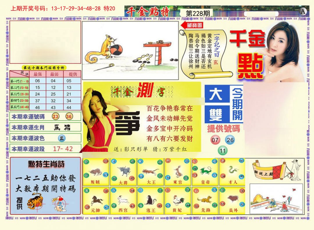2024228期千金点特A