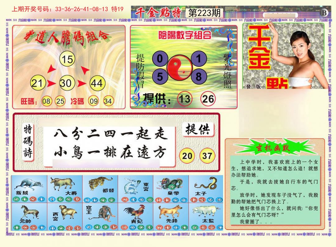 2024223期千金点特B
