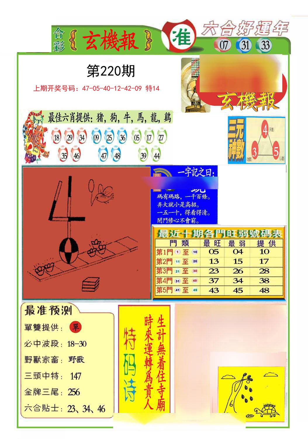 2024220期九龍玄机报(推荐)
