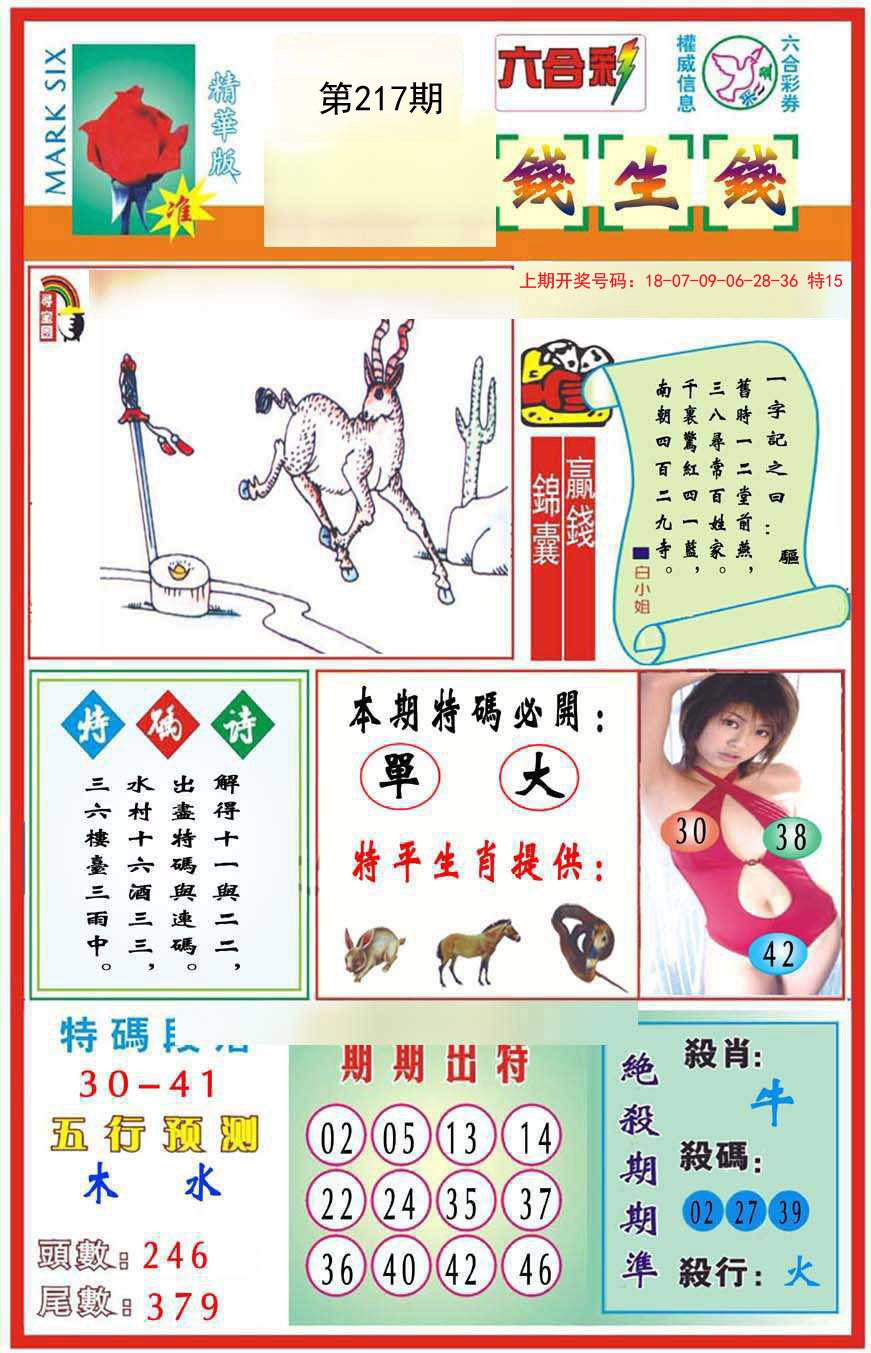 2024217期九龍钱生钱(推荐)