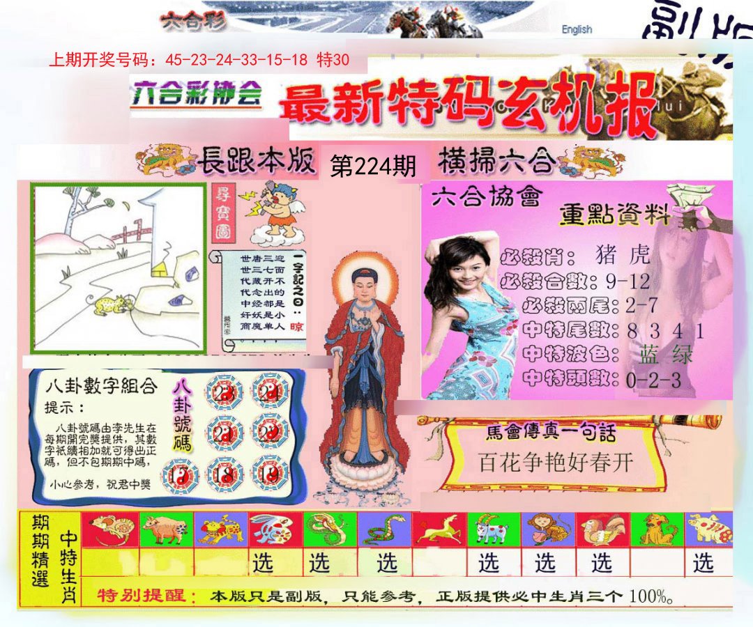 2024224期九龍内幕玄机报