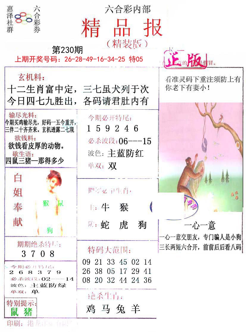 2024230期摇钱树