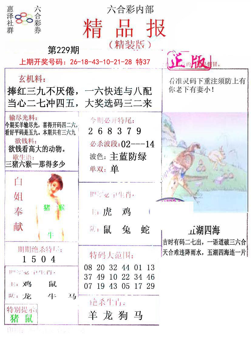 2024229期摇钱树