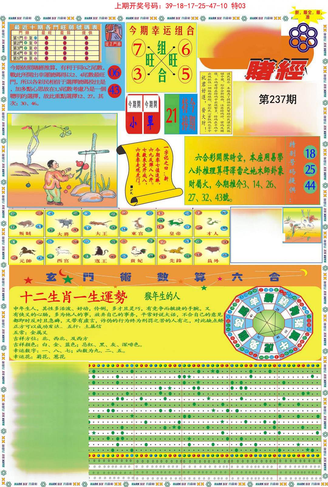 2024237期九龍赌经A(推荐)