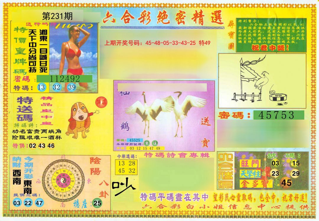 2024231期绝密精选A