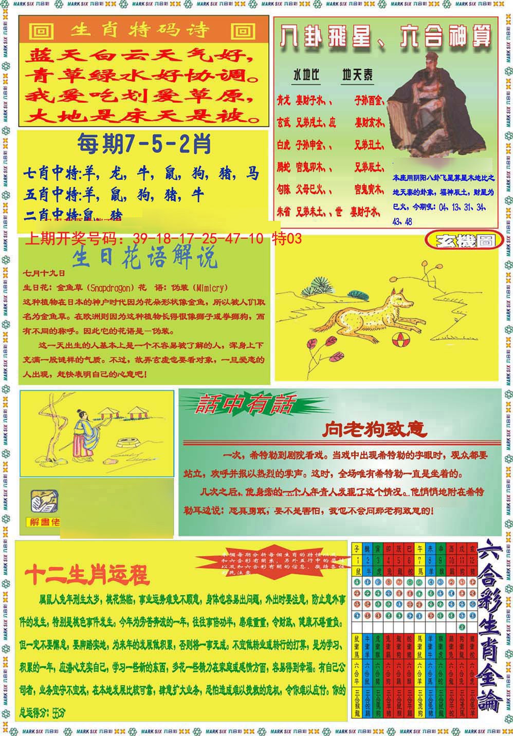 2024237期九龍马经B(推荐)