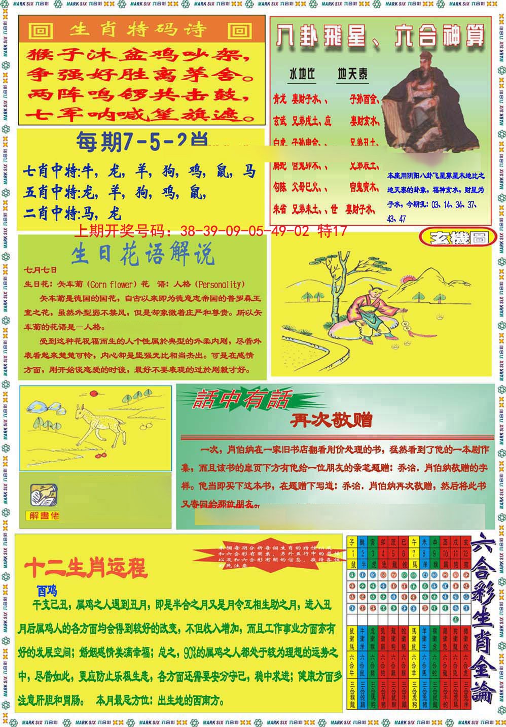 2024232期九龍马经B(推荐)