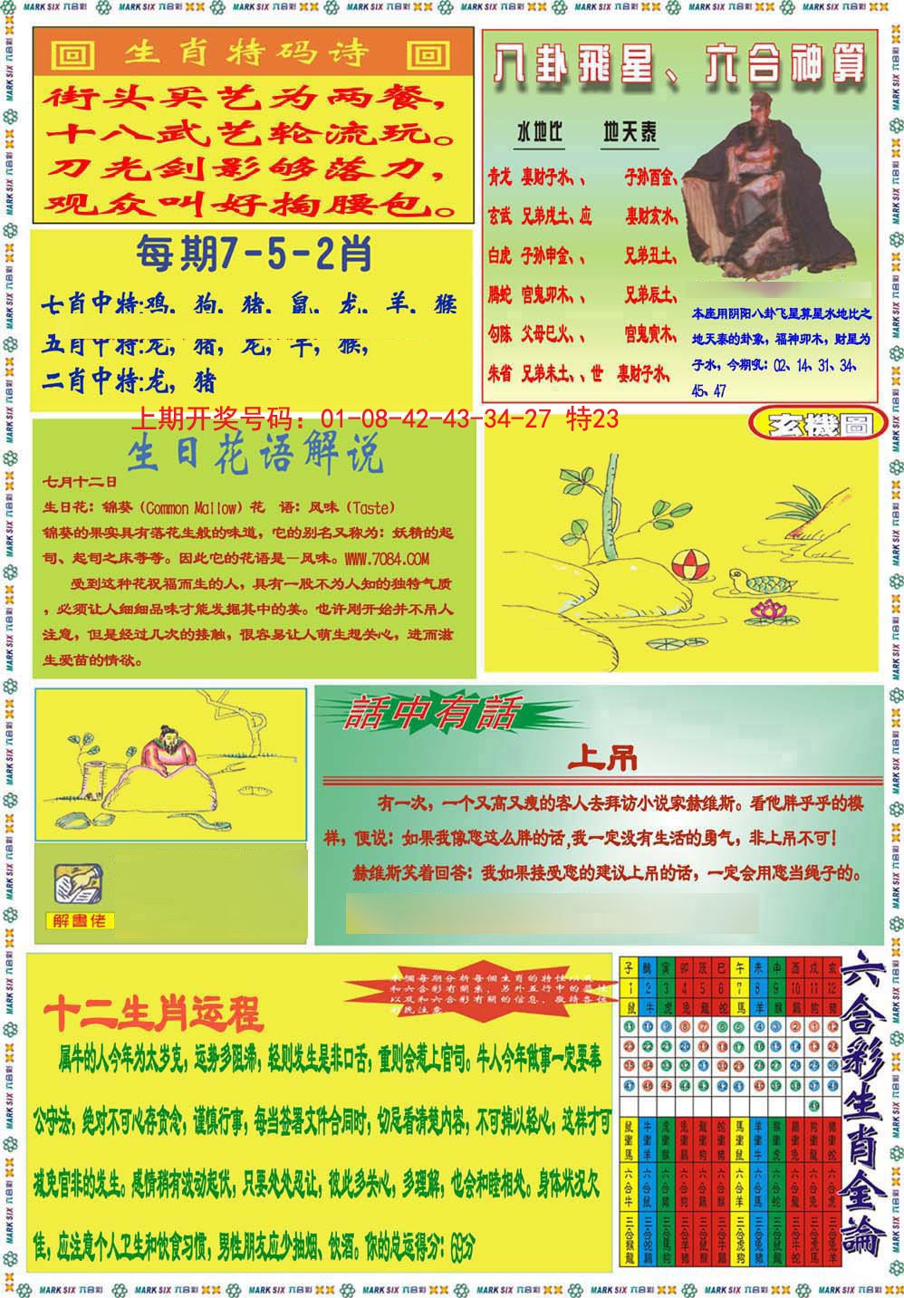 2024234期九龍马经B(推荐)