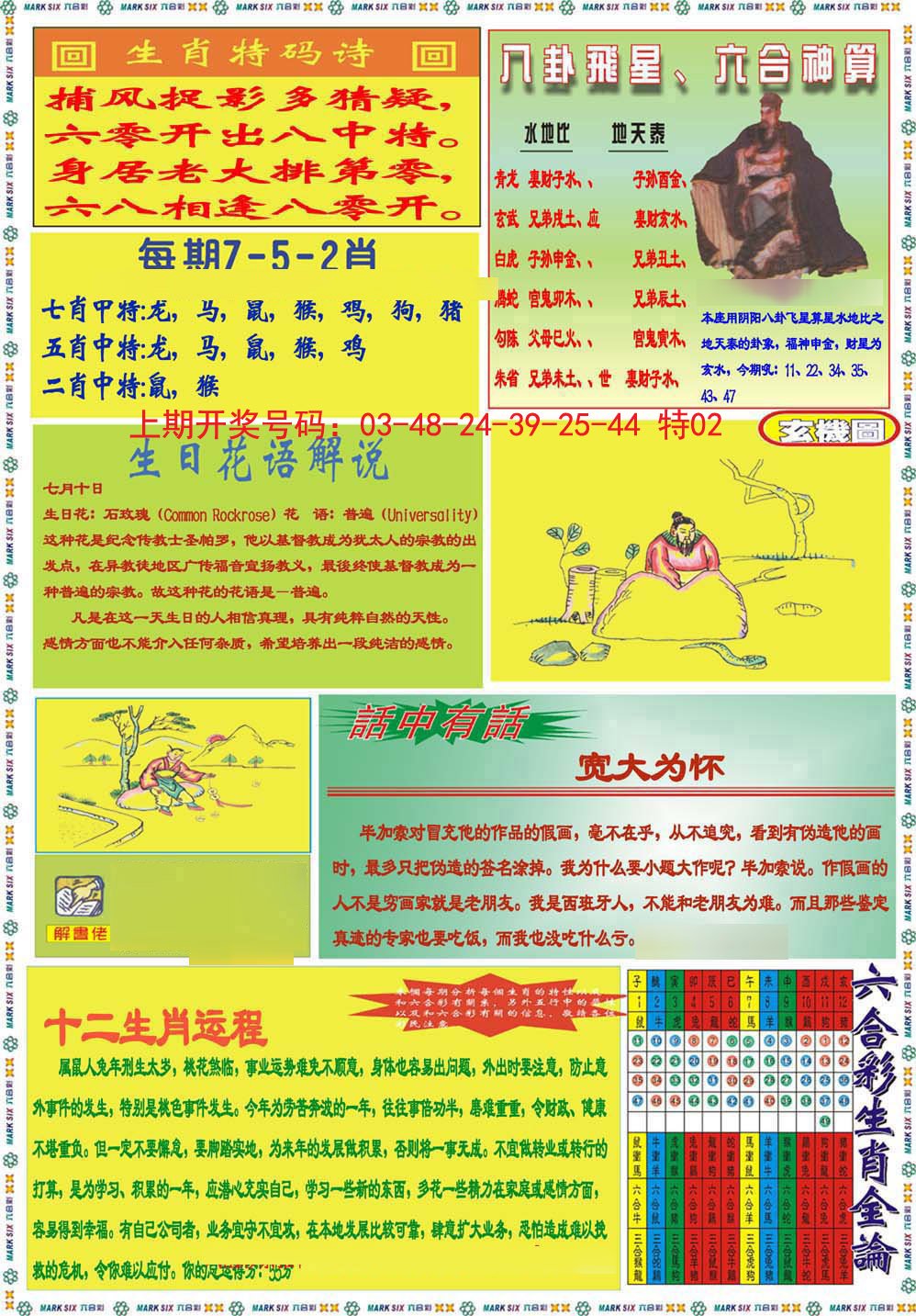 2024233期九龍马经B(推荐)